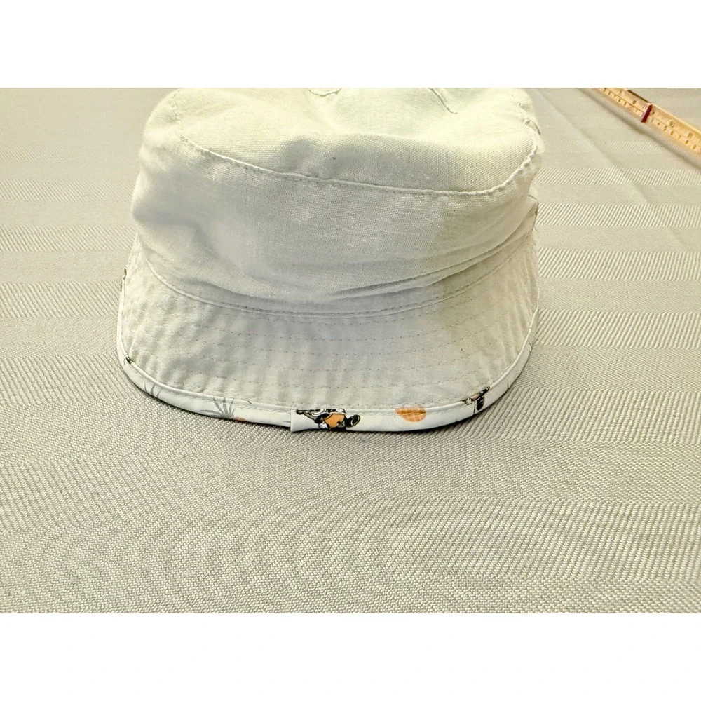 Disney Junior Mickey Mouse Reversible Bucket Hat Surfboard Pineapple OSFM White